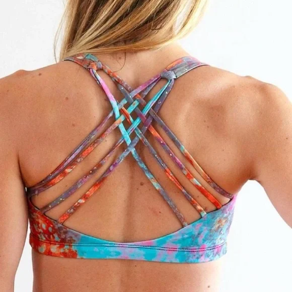 Onzie Multicolor Sports Bra - Picture 2 of 4